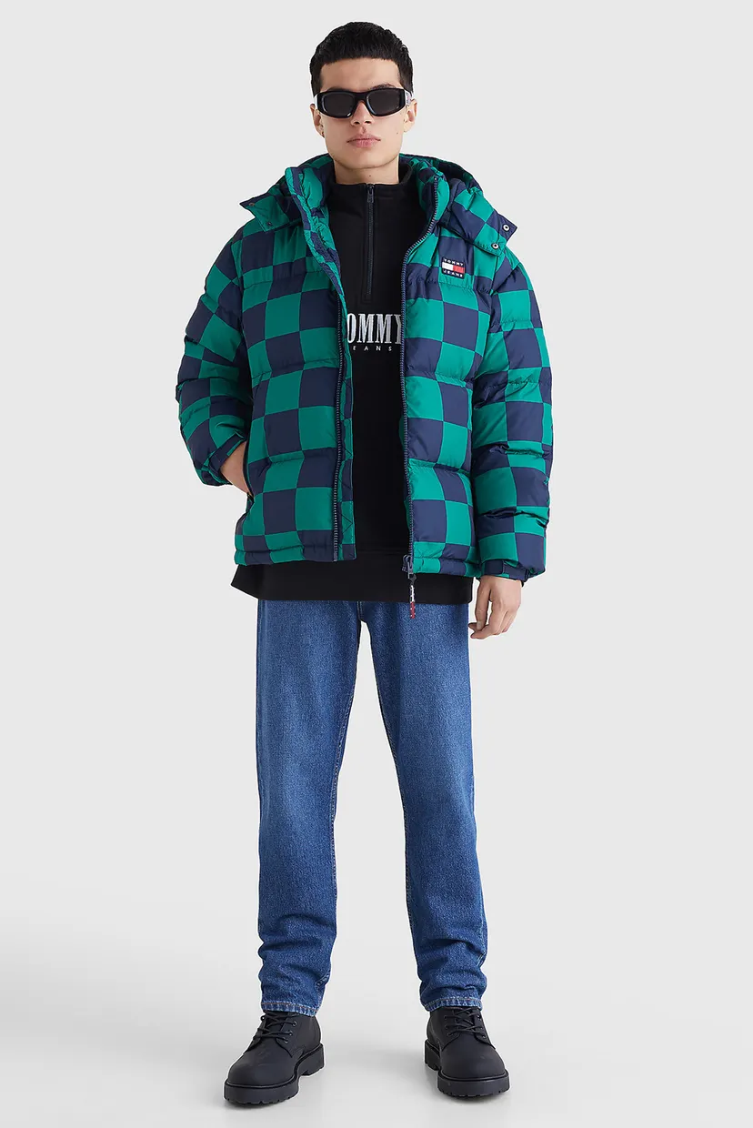 Чоловічий картатий пуховик TJM ALASKA FASHION Tommy Jeans DM0DM15124 ...