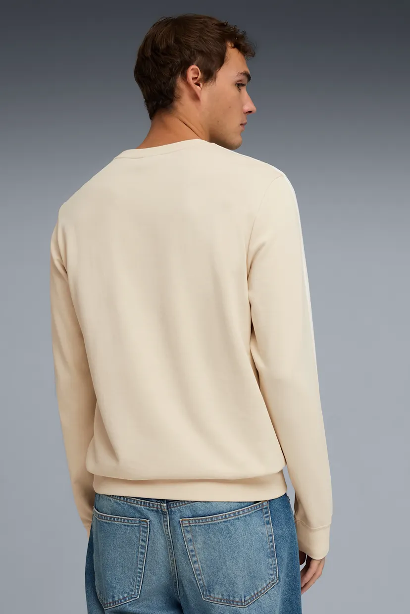 Мужской бежевый свитшот Essentials Elevated Crew Sweatshirt Men 3