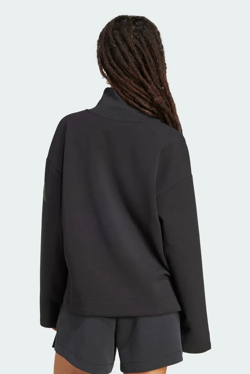 Женская черная спортивная кофта ALL SZN Soft Lux Quarter-Zip