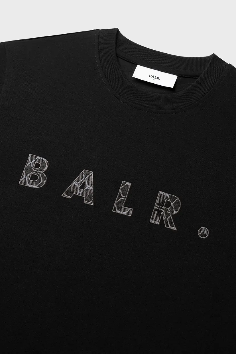 Чоловіча чорна футболка Monogram Embro Regular Fit T-Shirt 6
