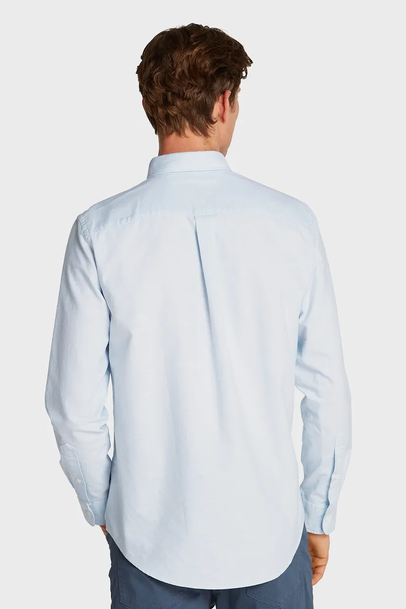 Чоловіча блакитна сорочка OXFORD DOBBY RF SHIRT 3