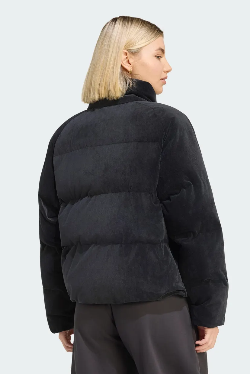Жіноча чорна велюрова куртка HELIONIC DOWN PUFFER VELOUR 3
