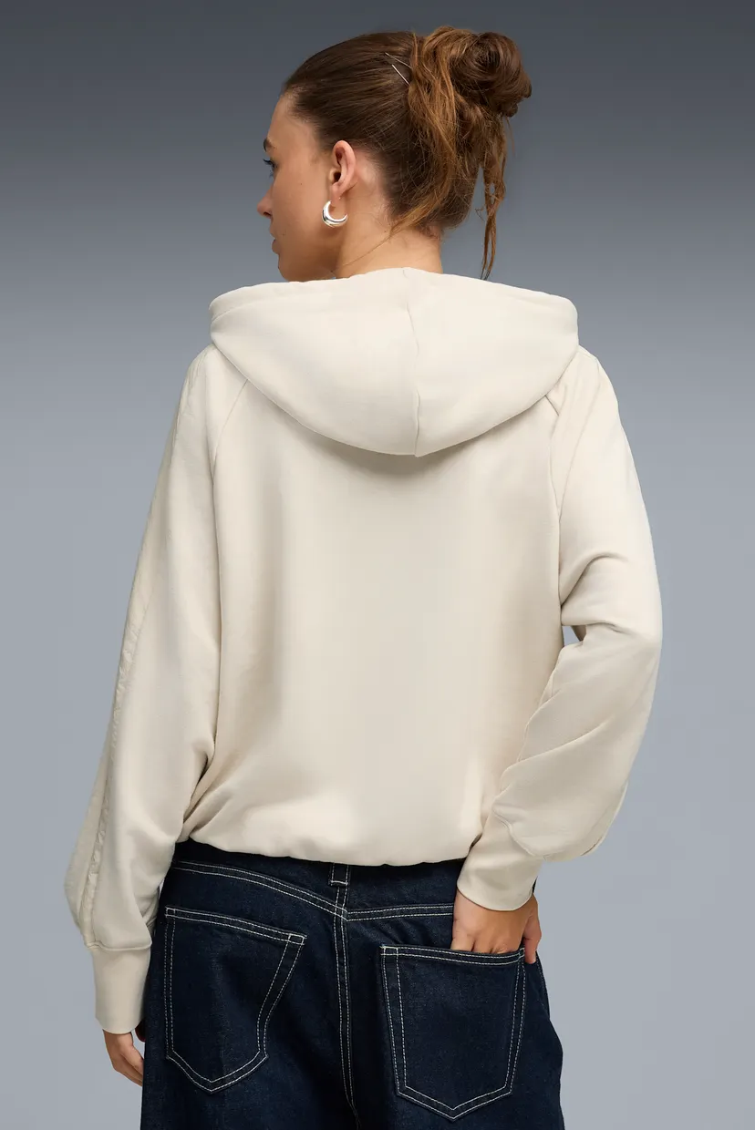 Жіноче бежеве худі HER Oversized Hoodie Women 3