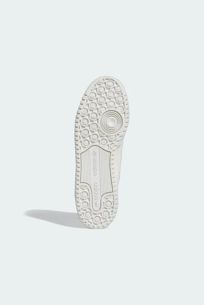 Мужские белые кожаные сникерсы Forum Low CL 3