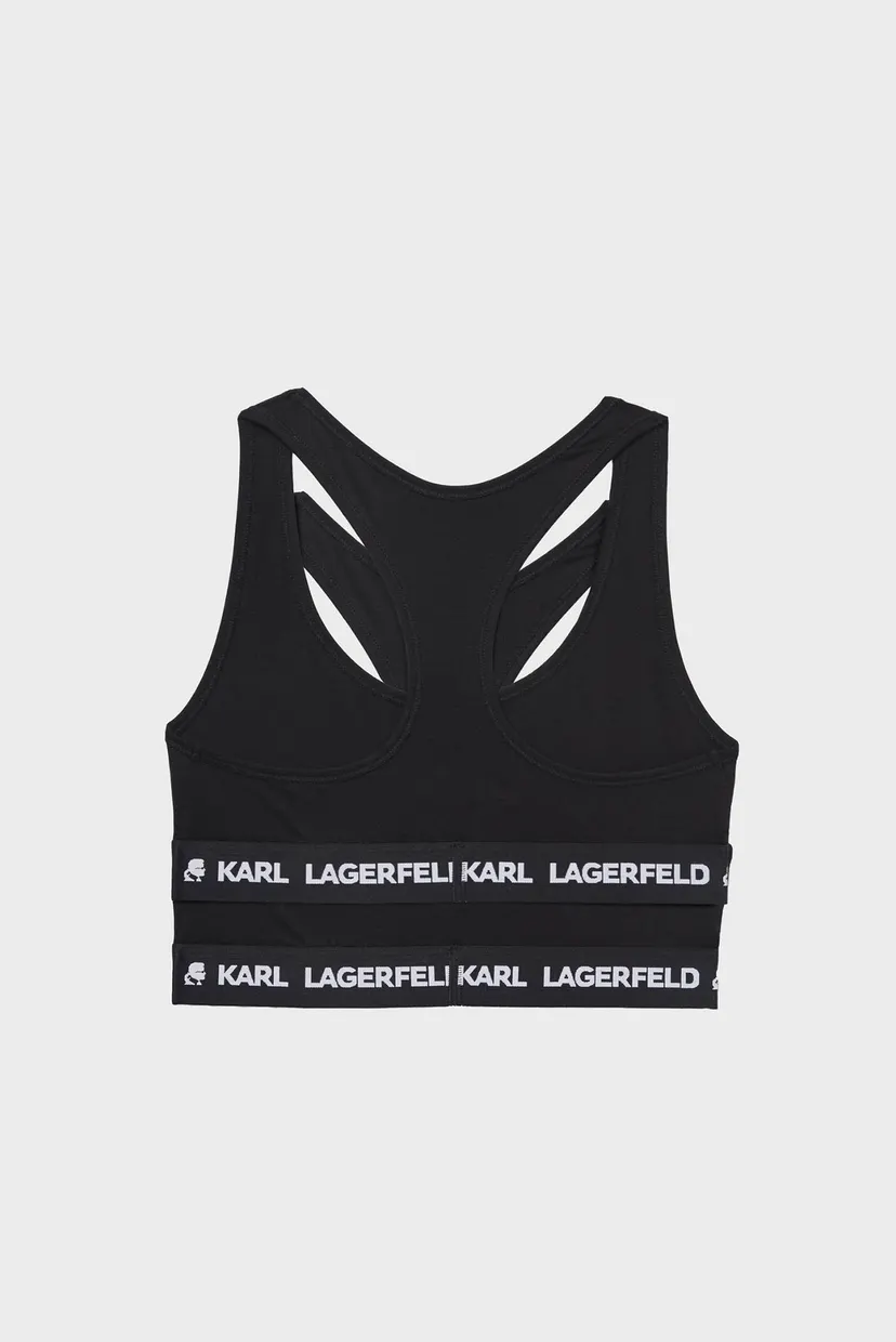Женский черный топ Logo Bralette (2 шт) 4