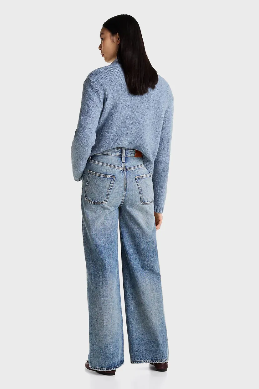 Женские голубые джинсы WIDE LEG HW SAM 3