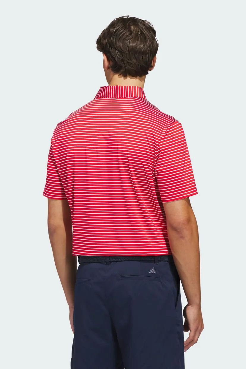 Чоловіче червоне поло у смужку PERFORMANCE TWO-COLOR STRIPE 3