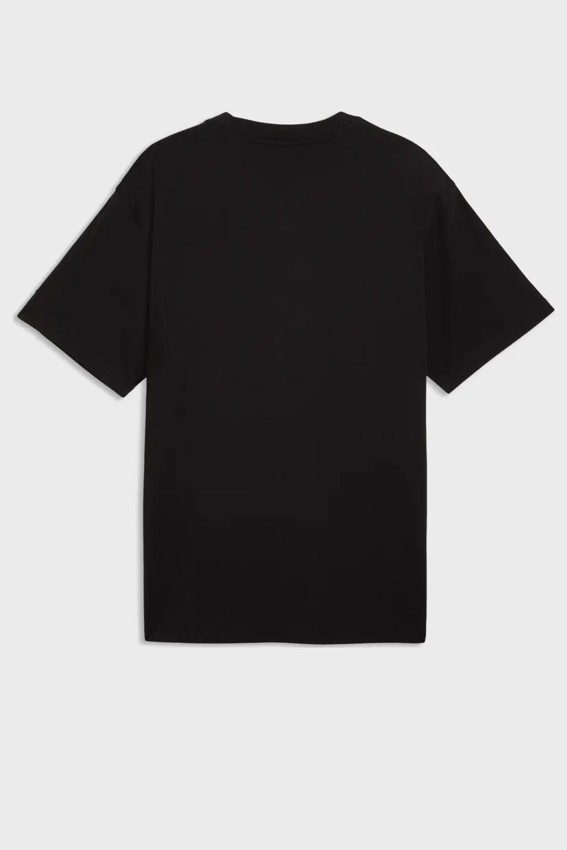 Мужская черная футболка Essentials Elevated Tape Relaxed Tee Men 5