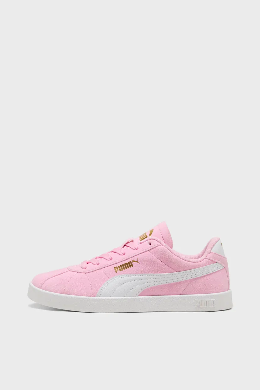Дитячі рожеві замшеві снікерси PUMA Club II Sneakers Youth 3