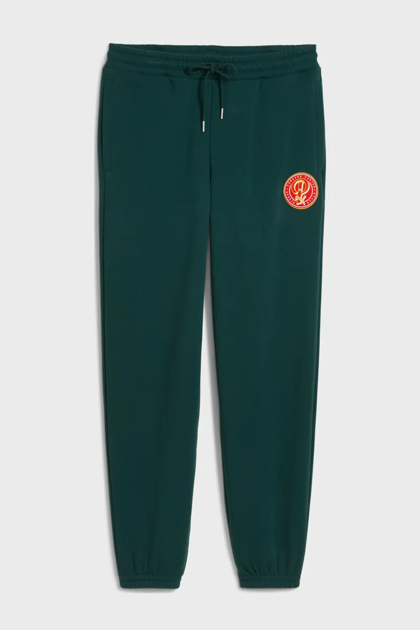 Чоловічі темно-зелені спортивні штани Wardrobe Essentials Sports Legacy Sweatpants Men 4
