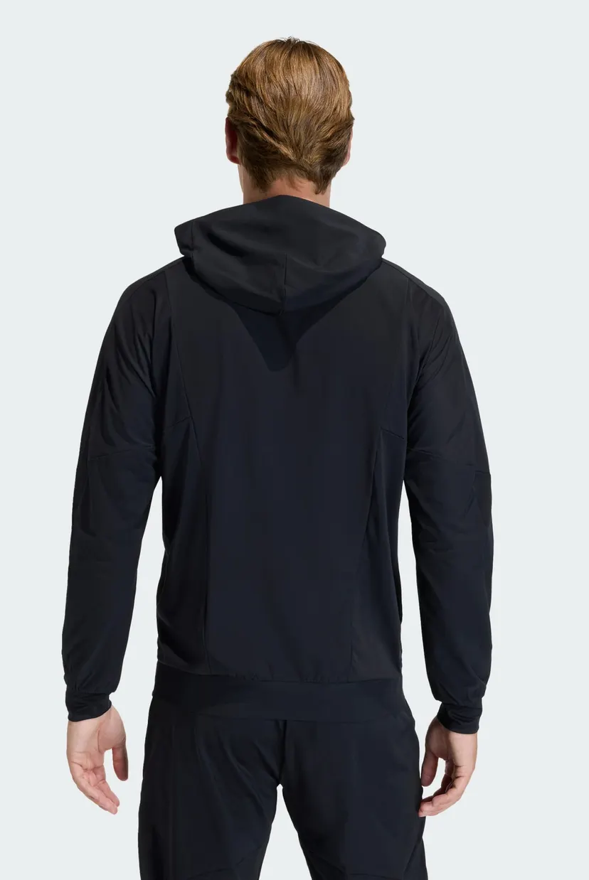Чоловіче чорне худі D4T WORKOUT FULL-ZIP 3