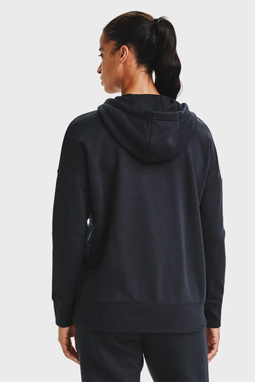 Жіноче чорне худі Rival Fleece FZ 3