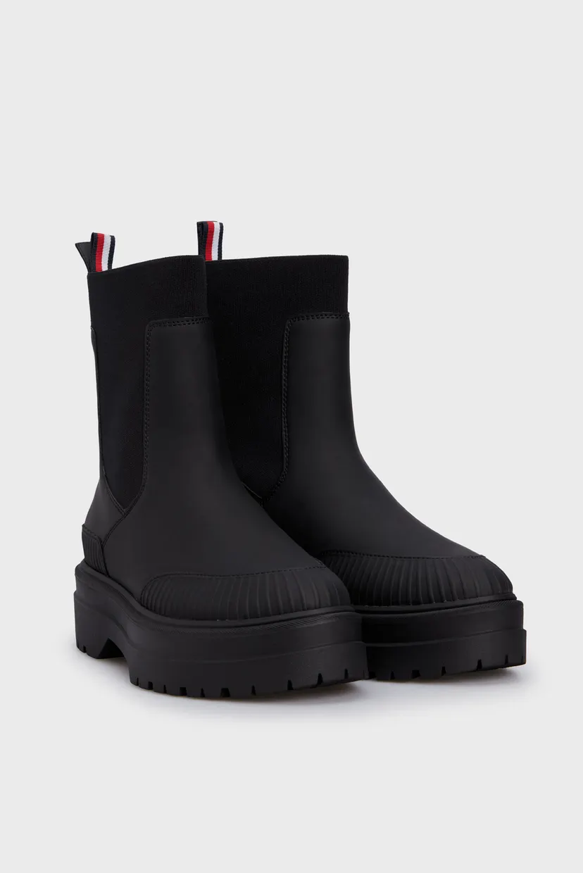 Женские черные челси FEMININE RUBBERIZED THERMO BOOT 3
