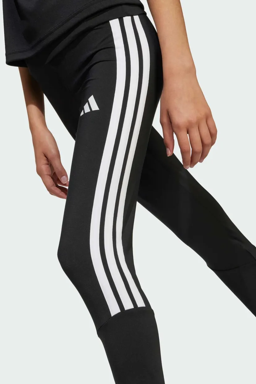 Дитячі чорні тайтси Train Essentials 3-Stripes Kids 4