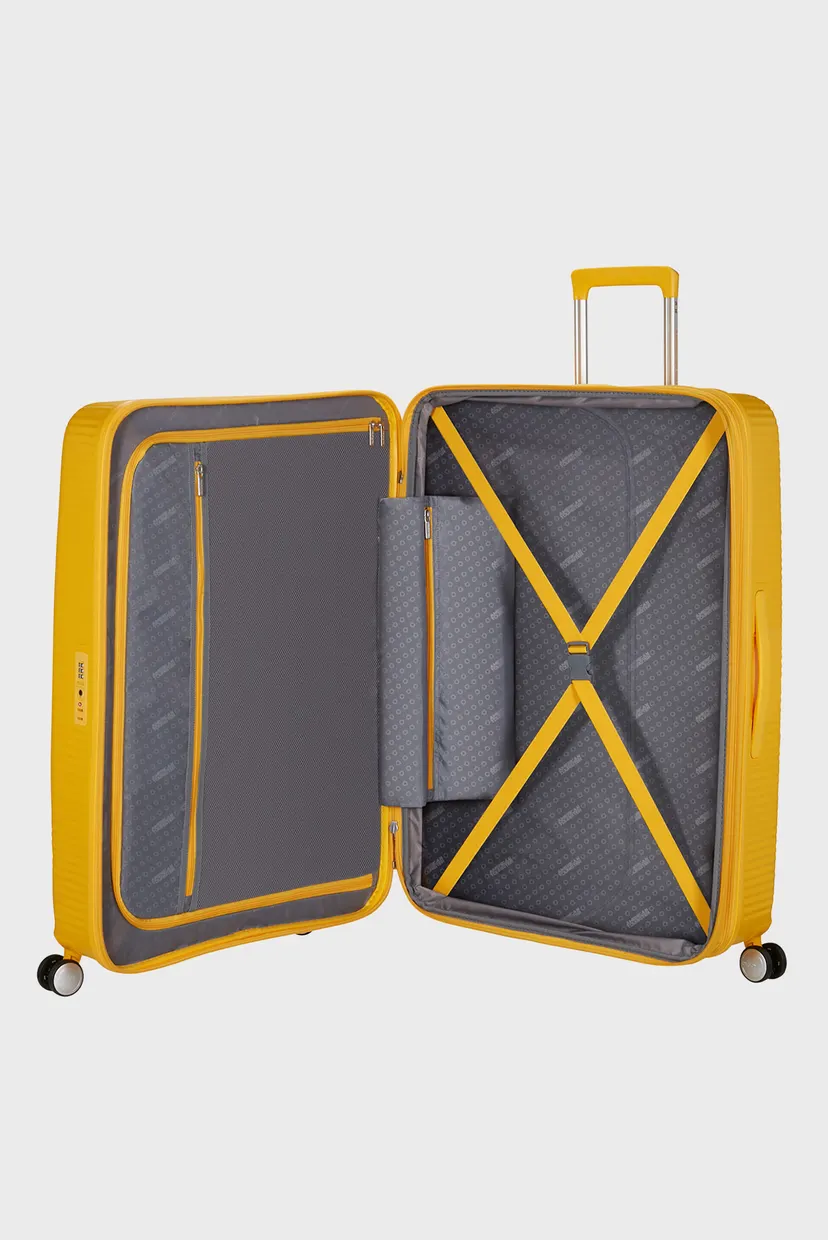 Жіноча жовта валіза 80 см SOUNDBOX GOLDEN YELLOW 4