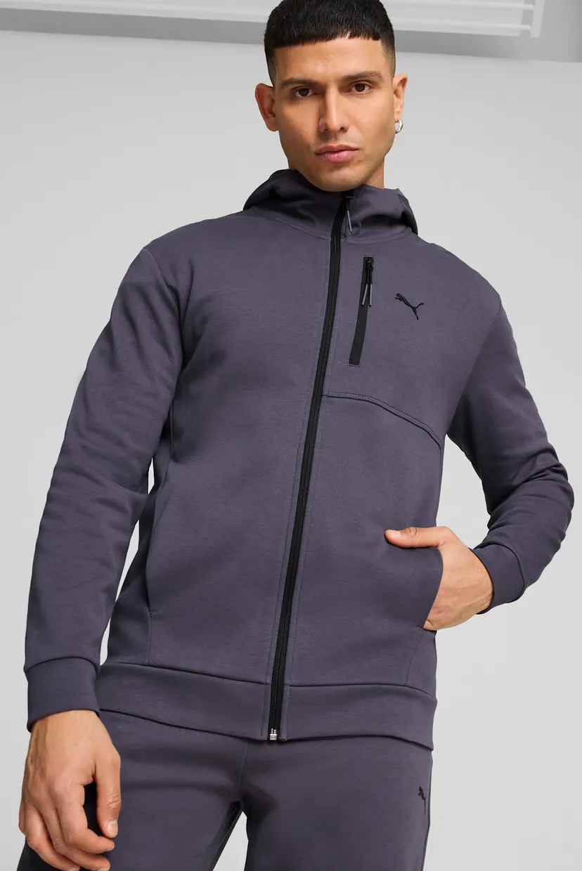 Мужская темно-серая спортивная кофта OPEN ROAD Full-Zip Hoodie Men