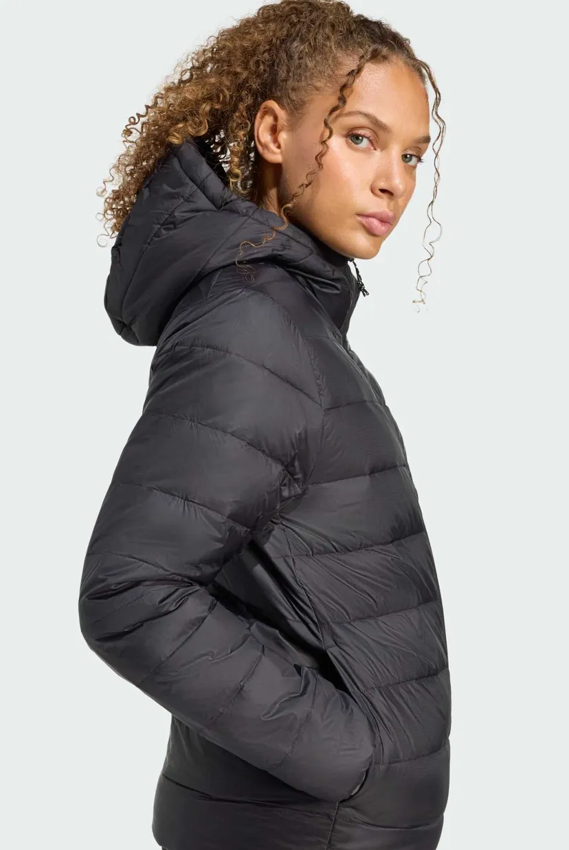 Жіночий чорний пуховик Terrex Multi Essentials CLIMAWARM Light Down Hooded 3