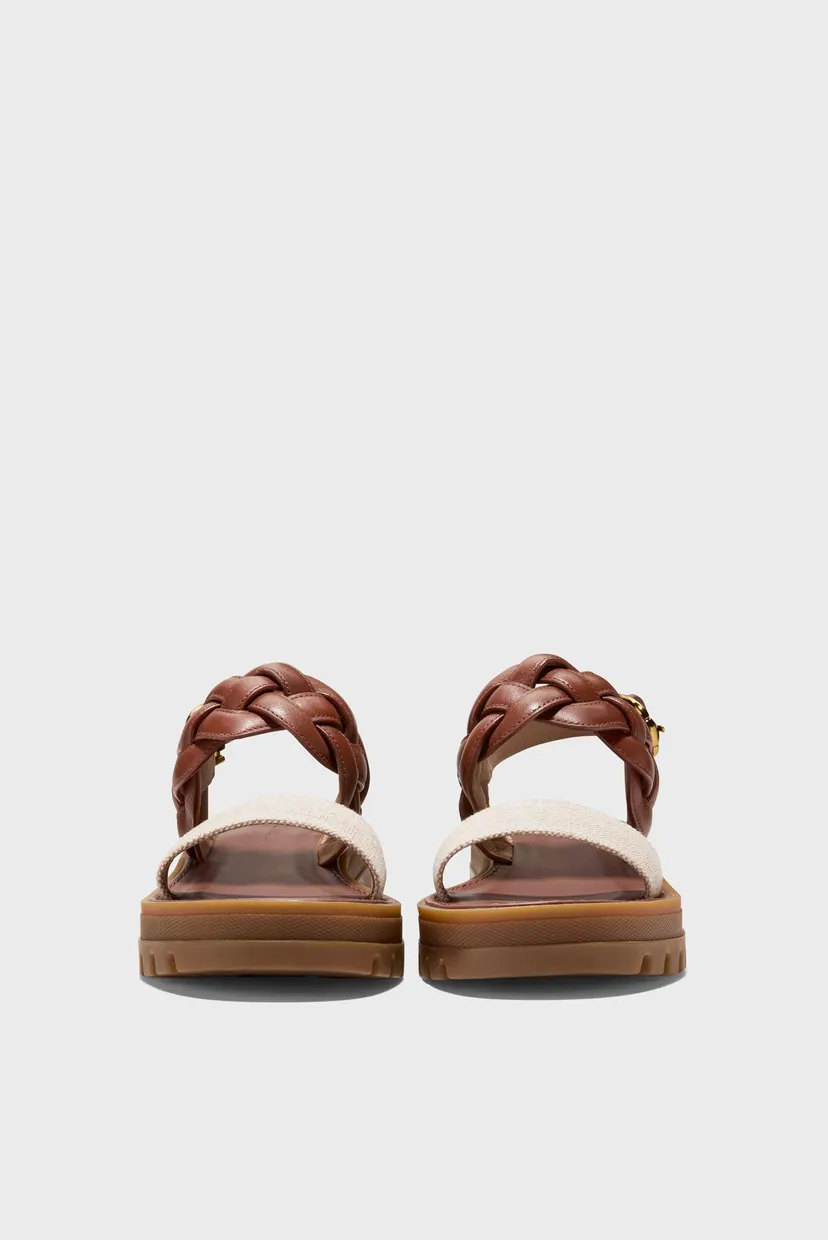 Жіночі коричневі шкіряні сандалі Cressida Lug Sandal 3
