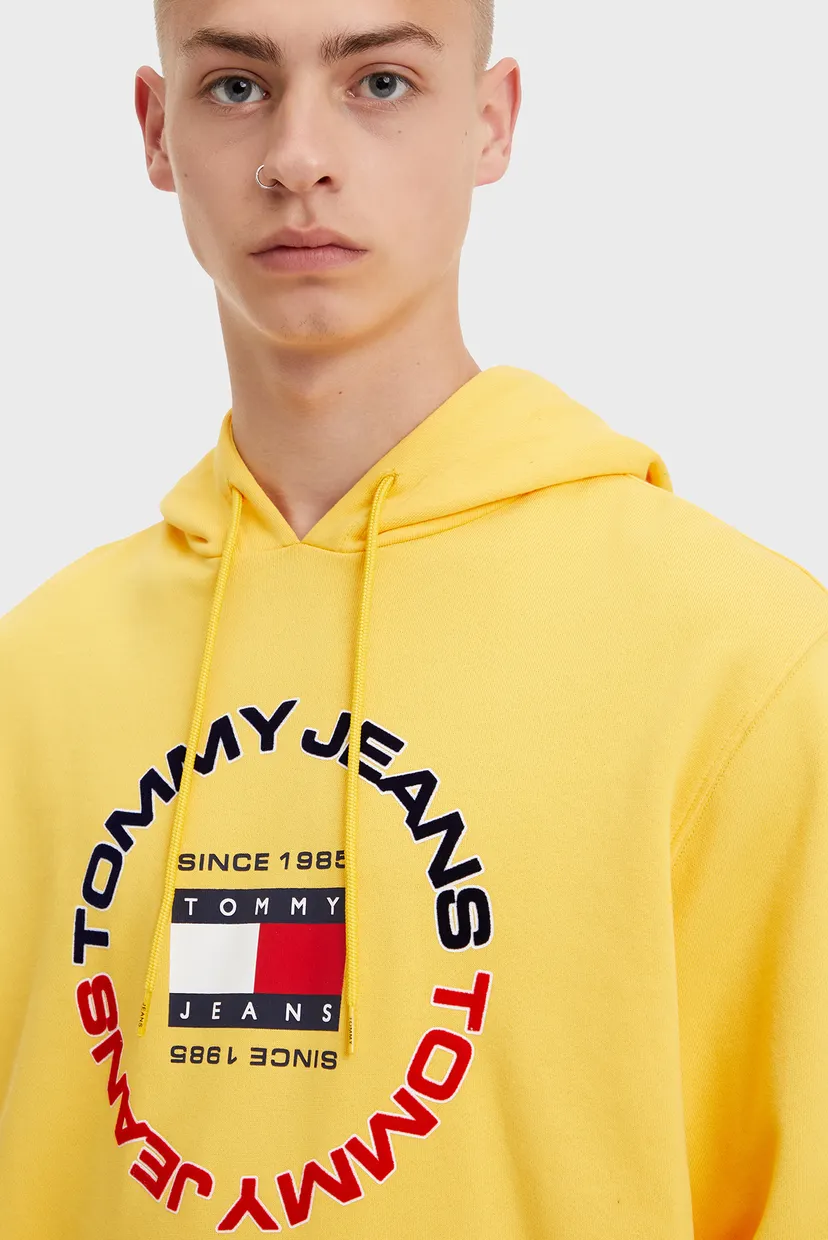 Чоловіче жовте худі TJM REG ATHLETIC HOODIE 3