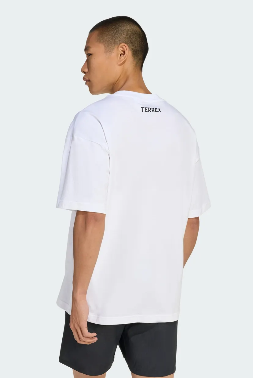 Мужская белая футболка TERREX CAMPER GRAPHIC 3
