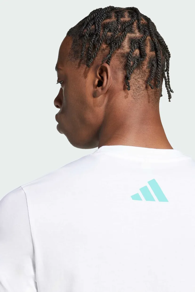 Мужская белая футболка Mercedes - AMG Petronas Formula One Team DNA Graphic 5