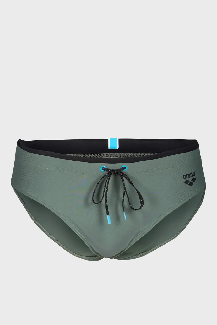 Мужские оливковые плавки SOLID SWIM BRIEFS 3