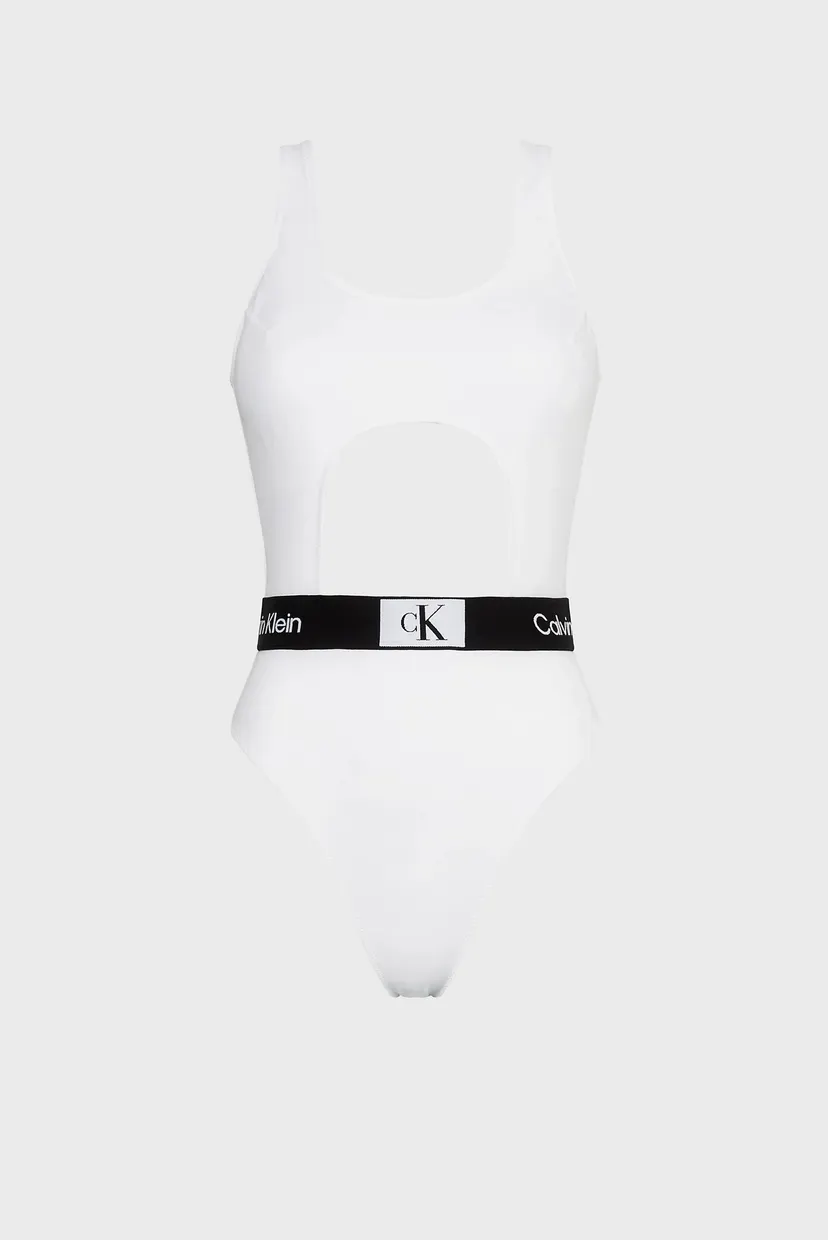Женский белый купальник CUT OUT ONE PIECE-RP 5