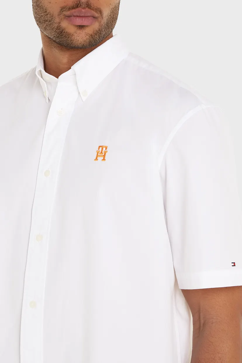 Чоловіча біла сорочка MONOGRAM SOLID 3