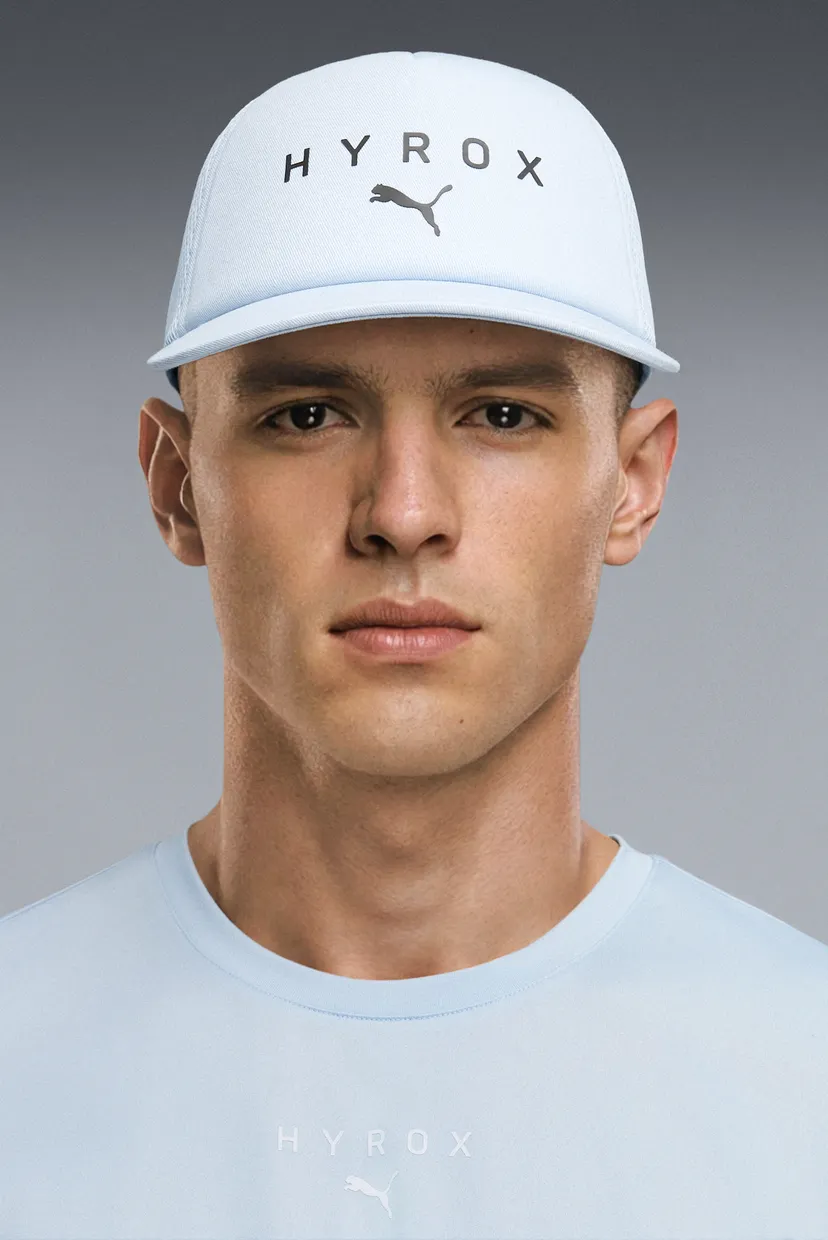 Блакитна кепка PUMA x HYROX Trucker Cap 3