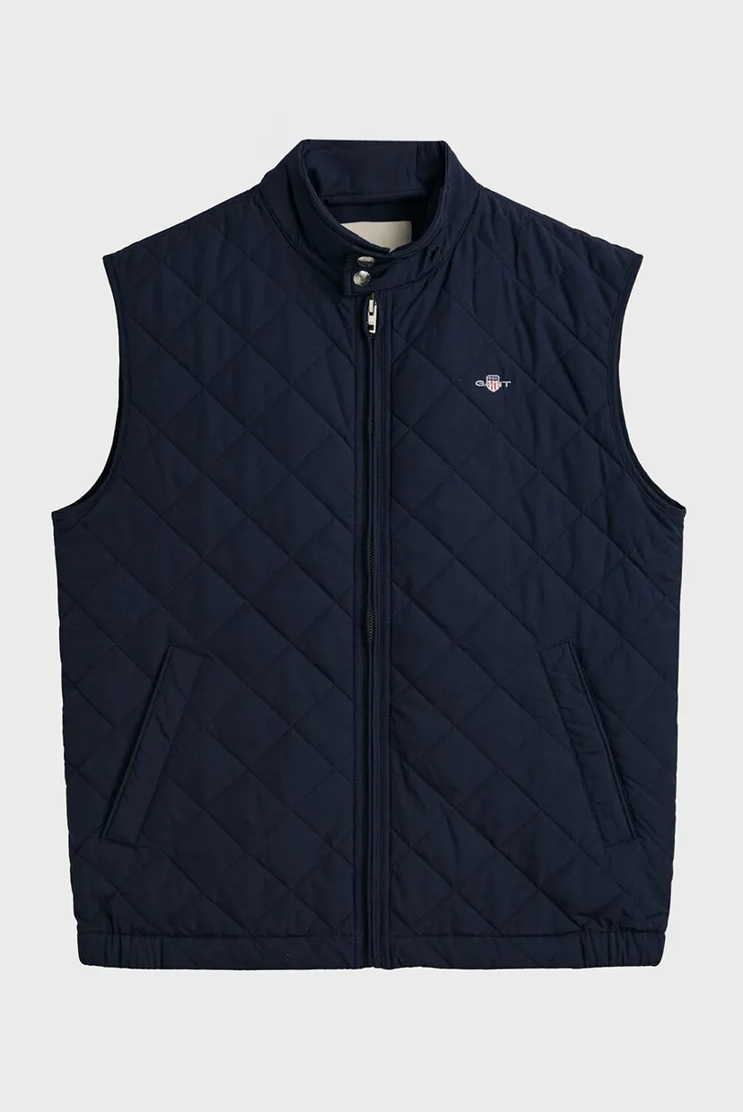 Чоловічий темно-синій жилет QUILTED WINDCHEATER VEST 6