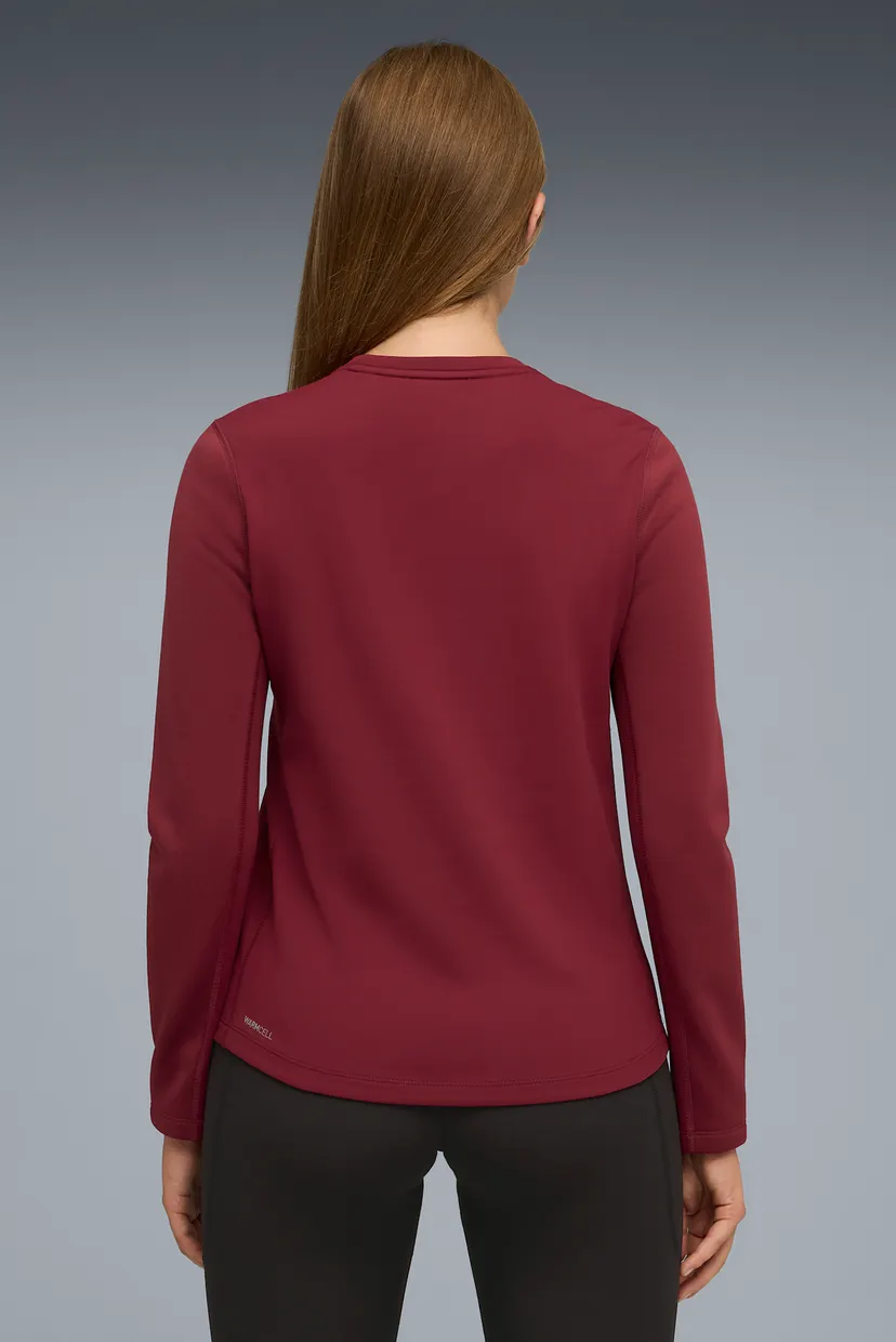Женский бордовый лонгслив PUMA x SAYSKY Longsleeve Tee Women 3