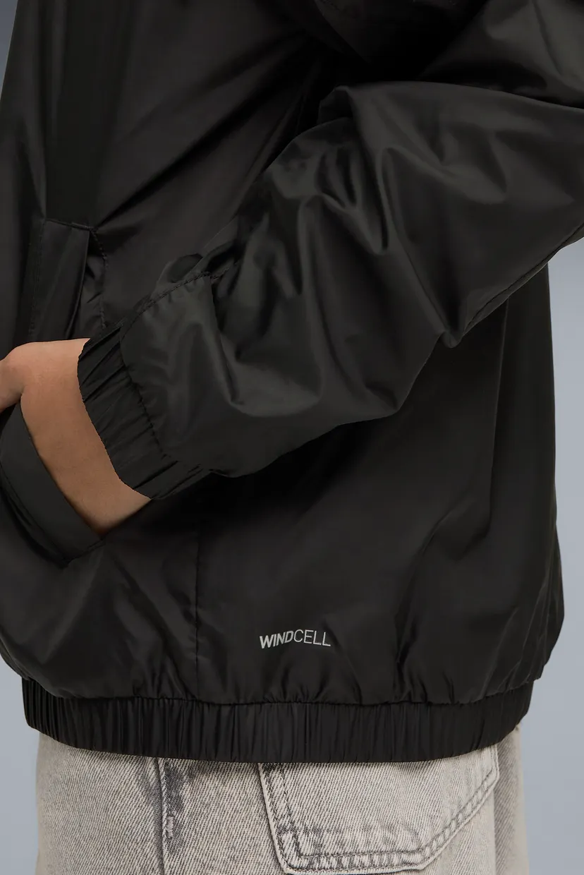 Дитяча чорна вітровка Mesh Lined Windbreaker Youth 4