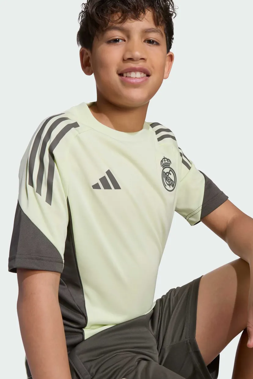 Детская зеленая футболка Real Madrid Tiro 25 Competition Training Kids 7