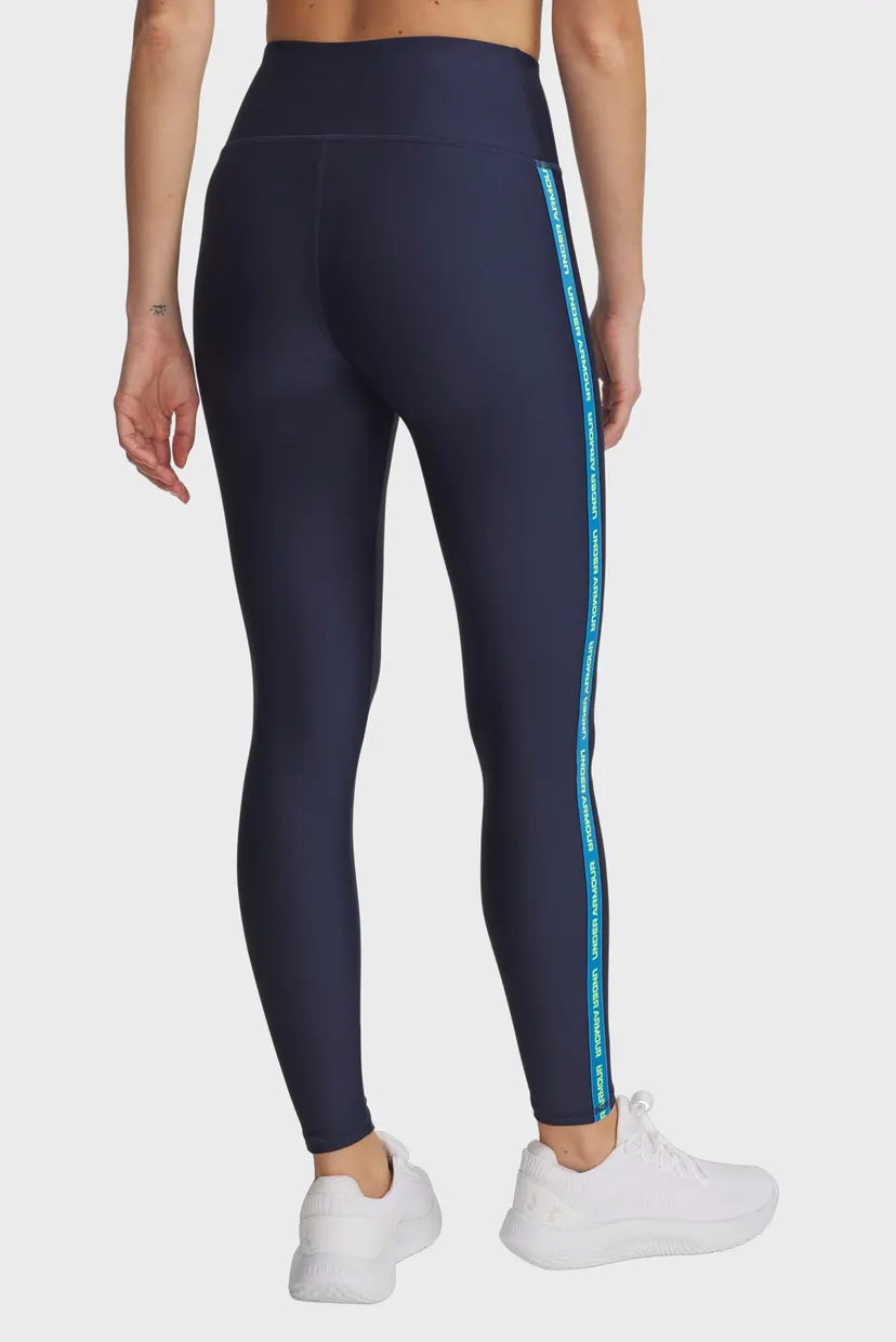 Женские темно-синие тайтсы UA Tech WM Tape Legging 3
