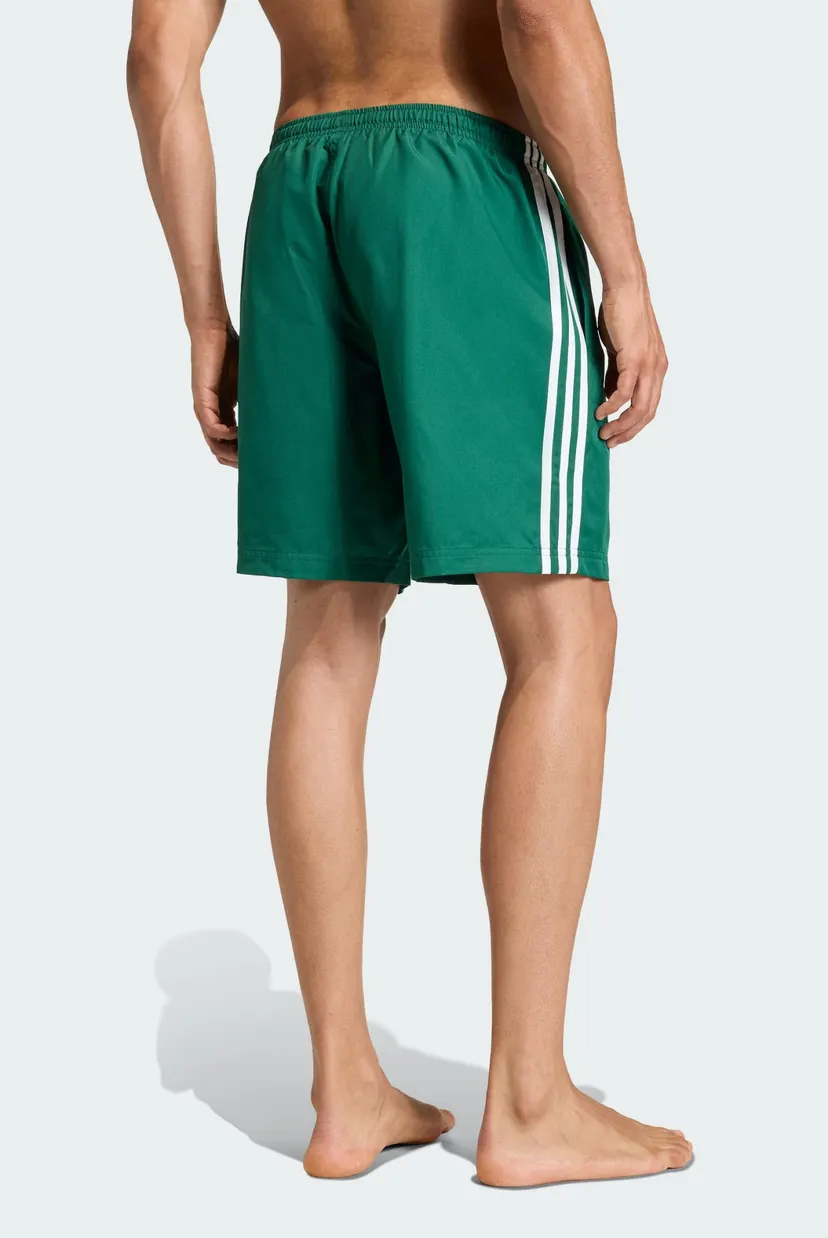 Чоловічі зелені плавальні шорти Adicolor 3-Stripes 8-Inch 3