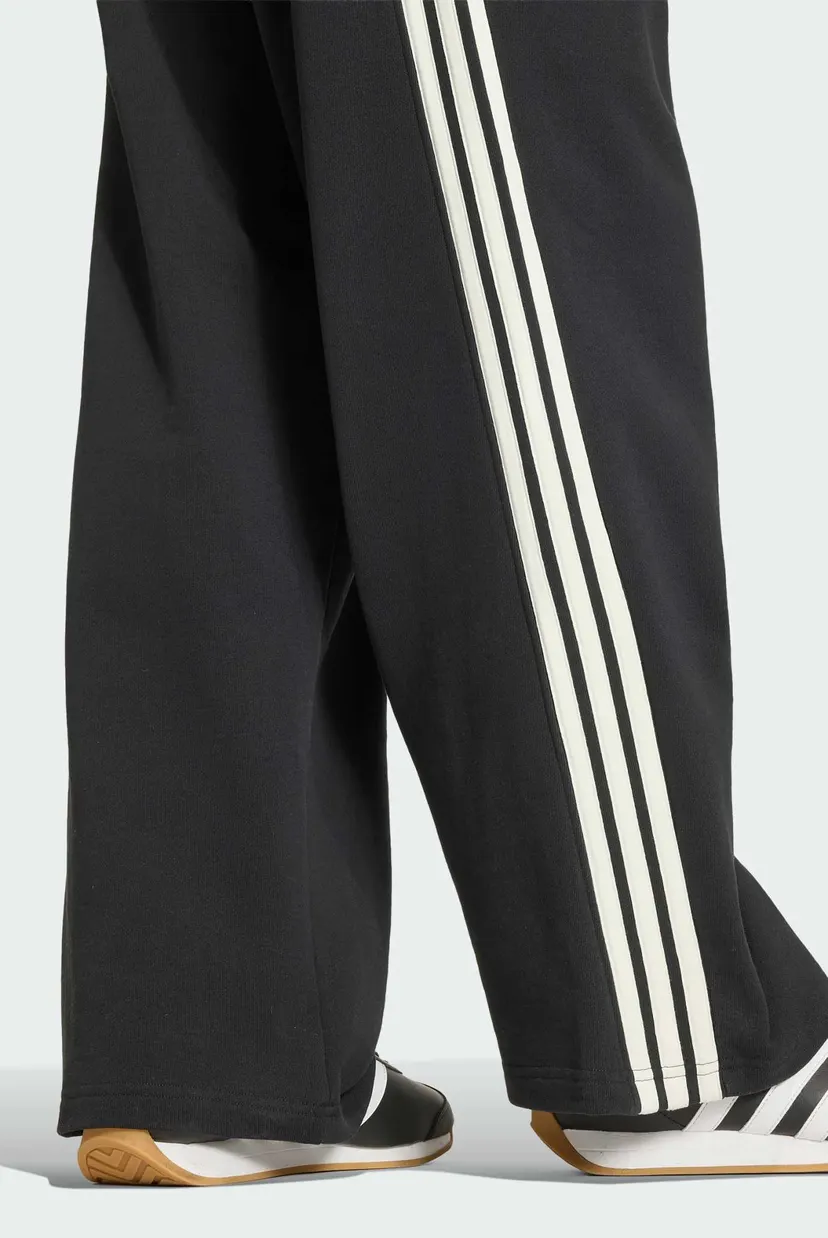 Чоловічі чорні спортивні штани ADIDAS KIT 3-STRIPES WIDE 5