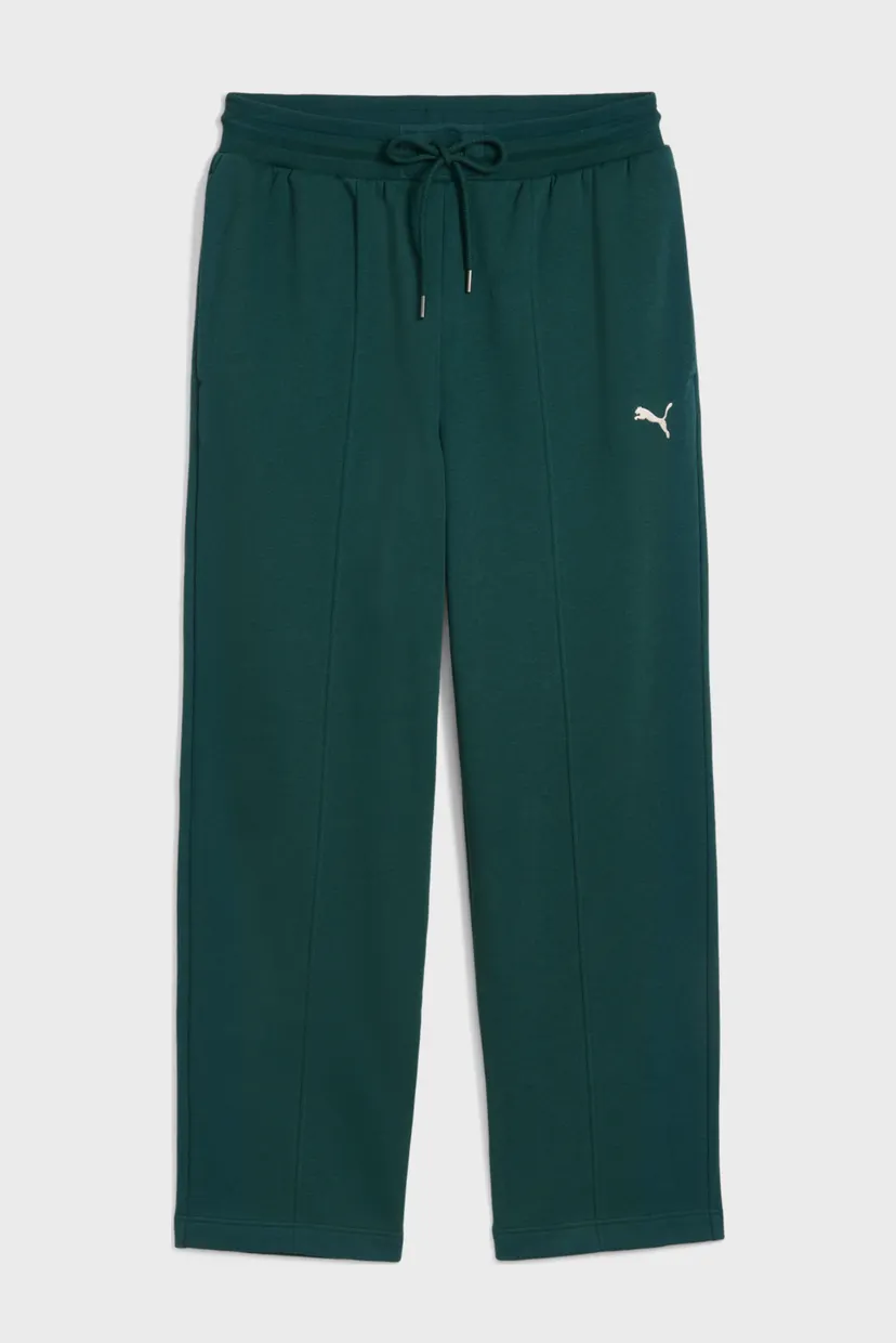 Чоловічі зелені спортивні штани PUMA Class Relaxed Pintuck Sweatpants Men 4