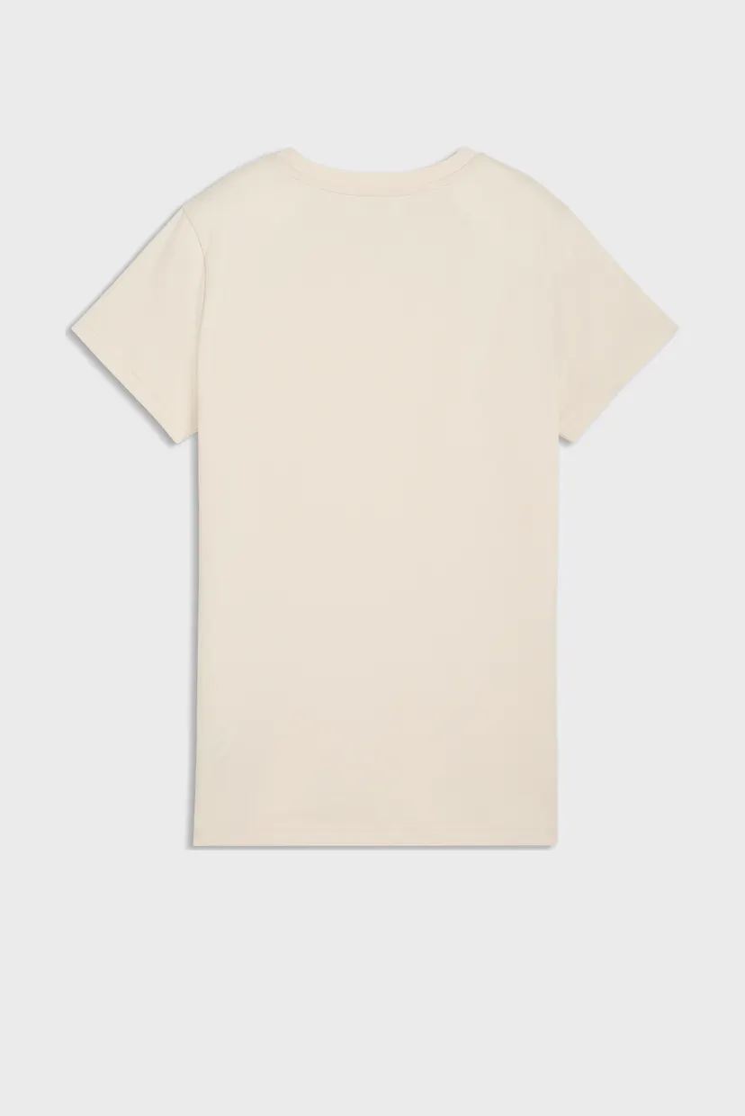 Жіноча бежева футболка Essentials Script Tee Women 5