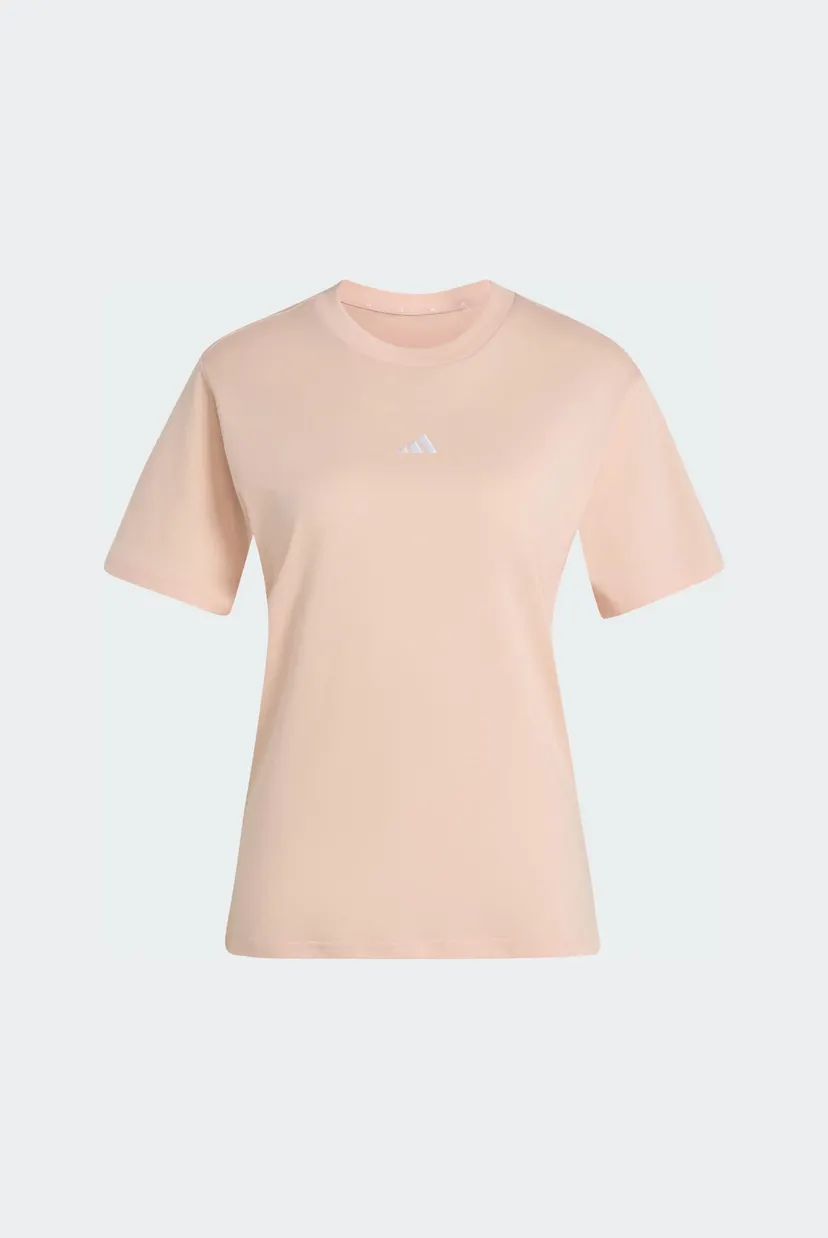 Женская пудровая футболка Essentials Small Logo Cotton 6