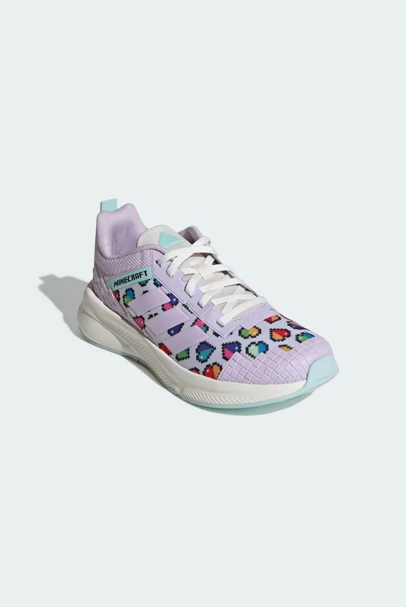 Дитячі фіолетові кросівки з візерунком ADIDAS MINECRAFT FORTARUN 4.0 JUNIOR 4