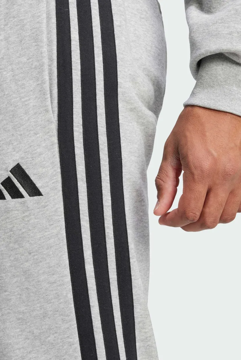 Мужские светло-серые спортивные брюки Essential 3-Stripes French Terry 4