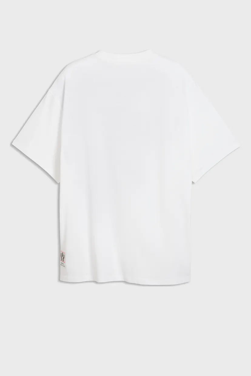 Чоловіча біла футболка What The Fun Tee III Oversized Tee Men 5