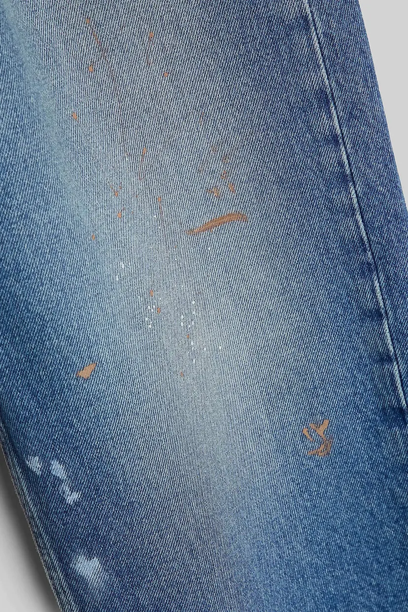 Чоловічі сині джинси TJCU WIDE TAPERED FIT 5