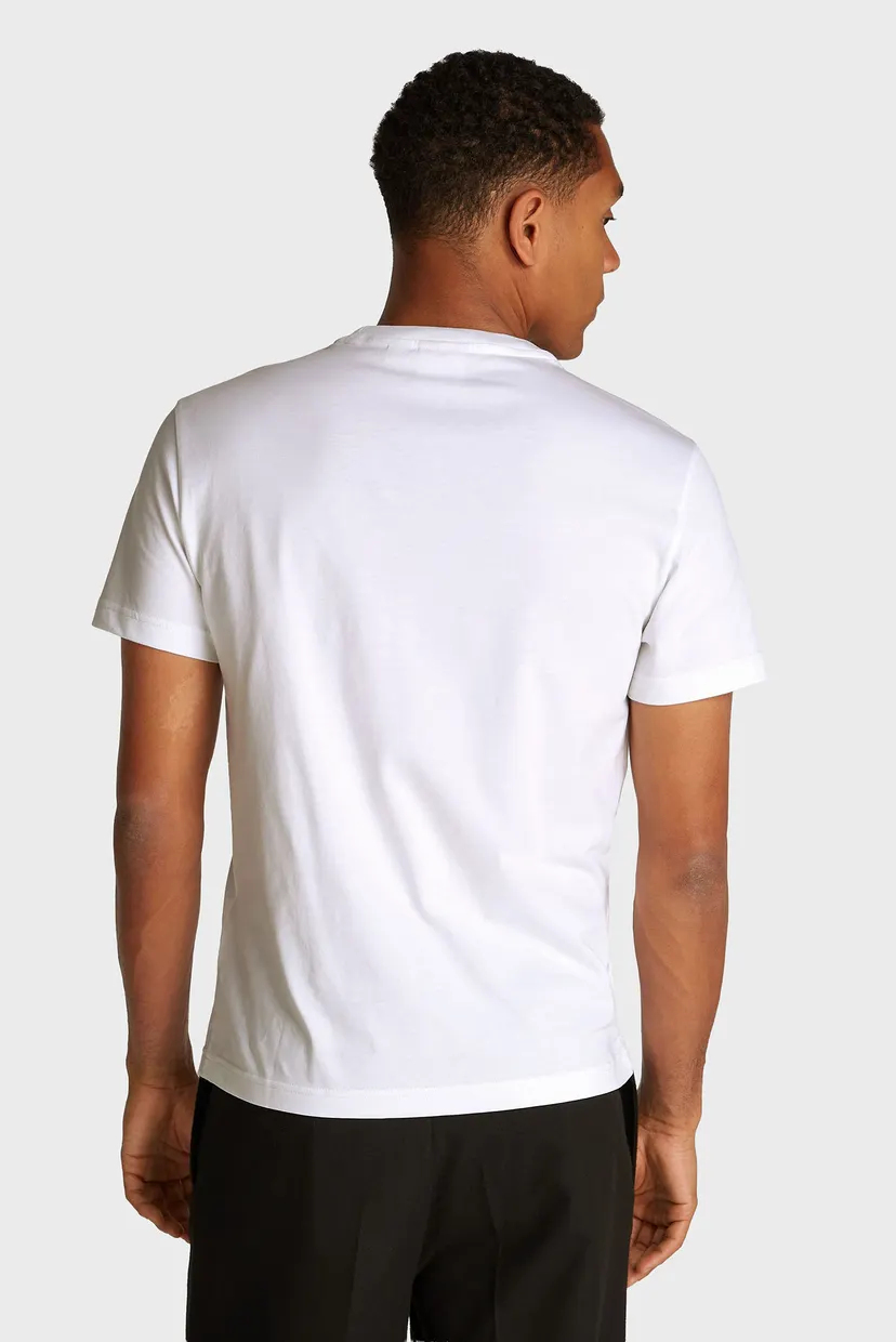 Мужская белая футболка NY CHEST BOX LOGO T-SHIRT 3