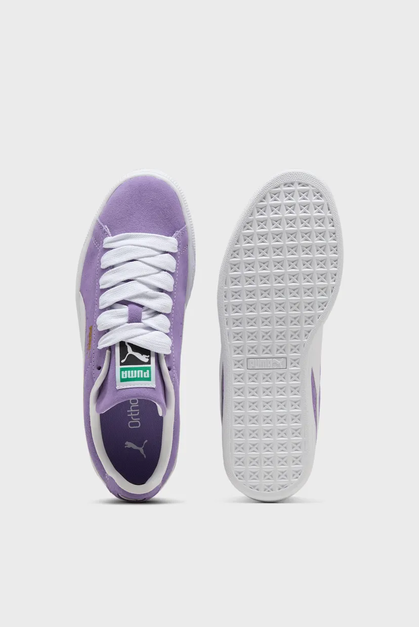 Фиолетовые замшевые сникерсы Suede Classic Sneakers Unisex 4