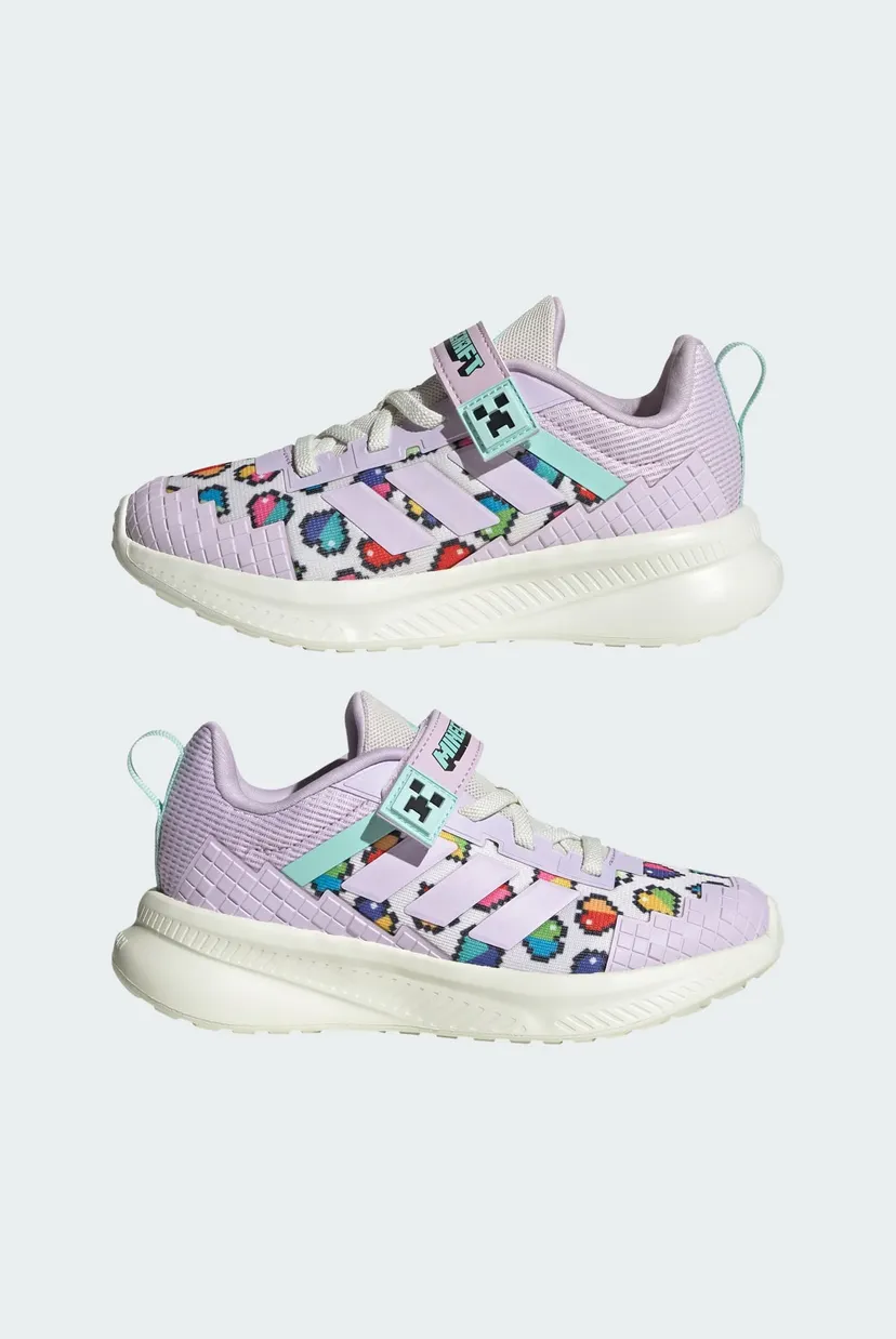 Дитячі бузкові кросівки ADIDAS MINECRAFT FORTARUN 4.0 CHILDREN 7