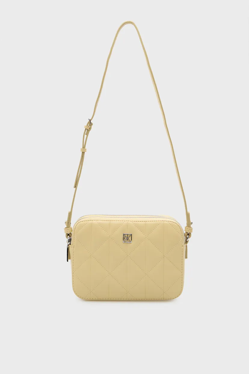Жіноча жовта сумка QUILTED 5