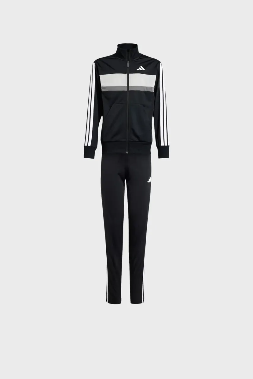 Дитячий чорний спортивний костюм (кофта, штани) Seasonal Essentials Tiberio 3-Stripes Kids 8