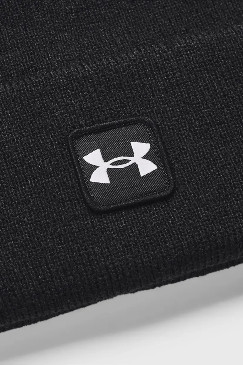 Мужская черная шапка UA Halftime Cuff 3