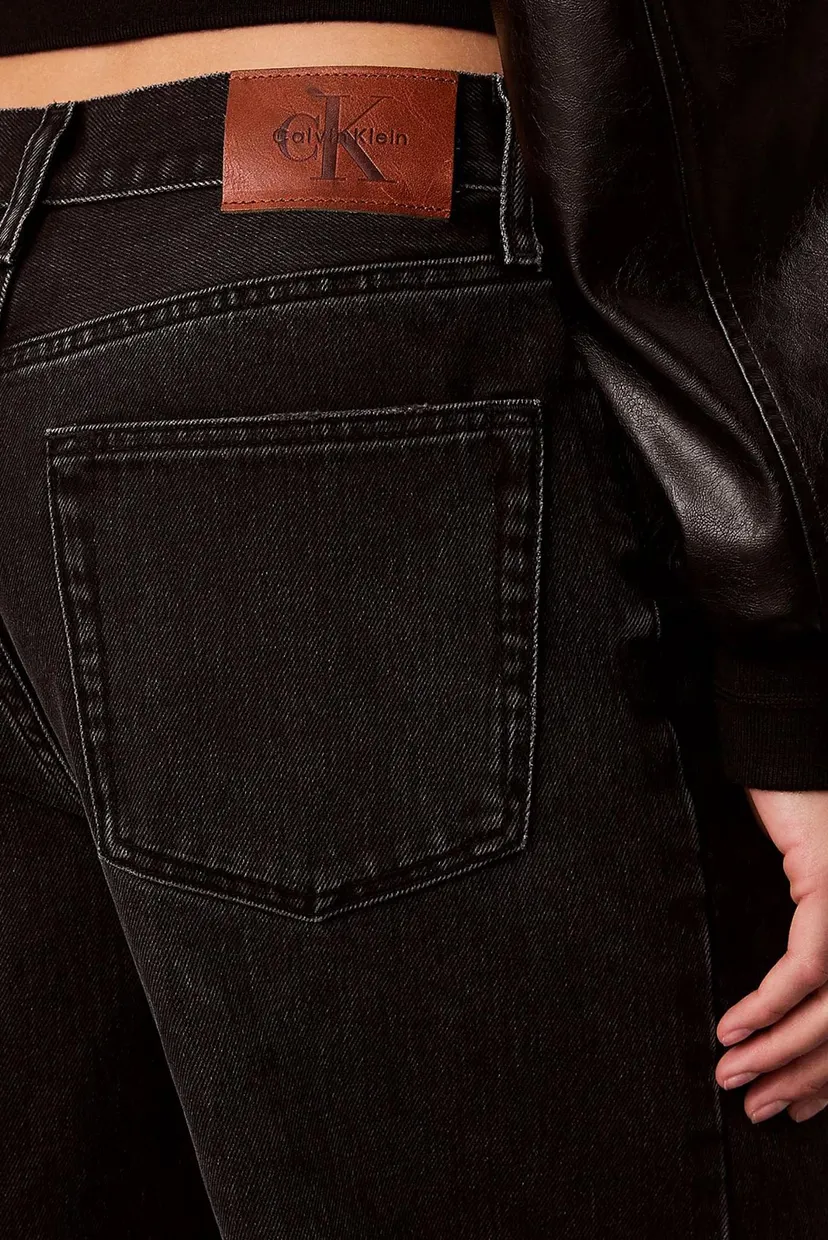 Женские черные джинсы THE WIDE LEG EVENING BLACK 5